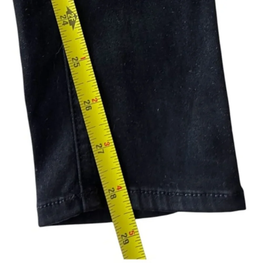 Rag & bone the legging in coated black Shimmer Stretch Jegging Women’s Size 24 - Picture 9 of 12